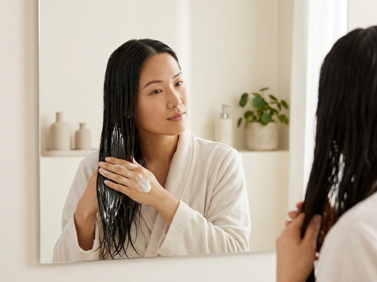 Quy trình hấp dầu giúp bổ sung độ ẩm cho tóc khô xơ